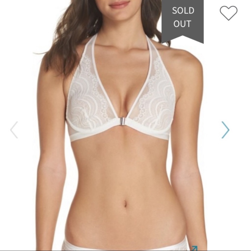Free People Clara Eyelash Underwire Bra NWT